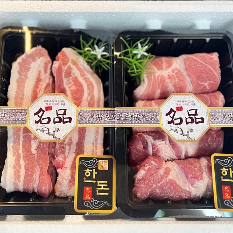 청년정육점,청년축산 한돈 실속 선물세트 1kg